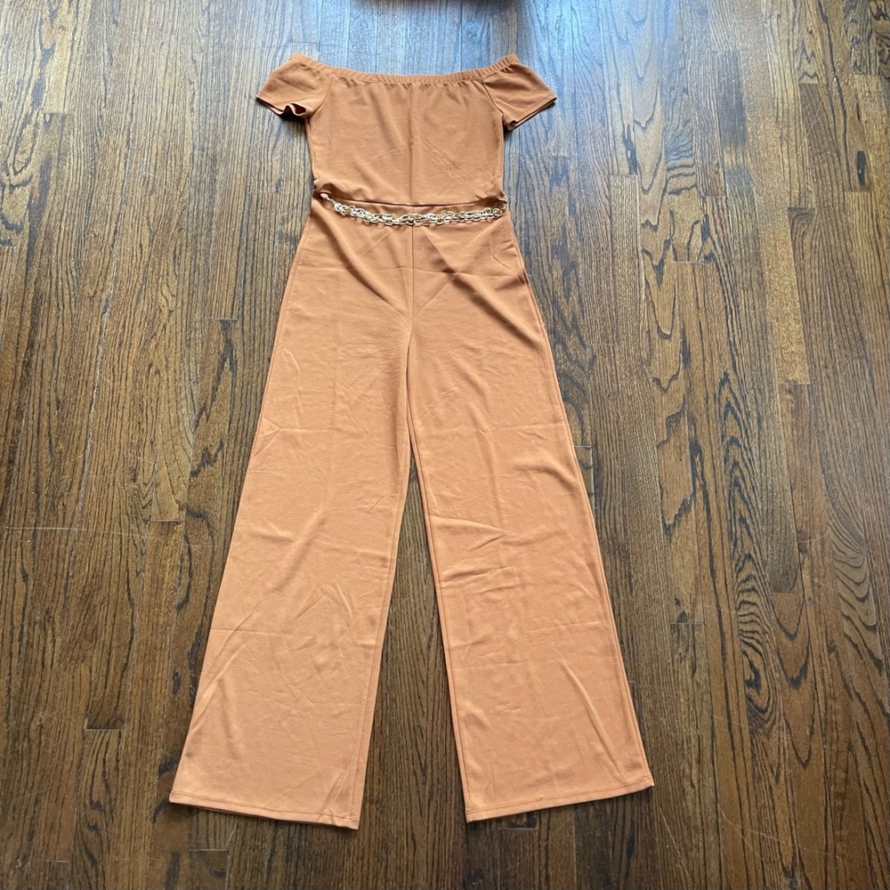 Off-Shoulder Jumpsuit